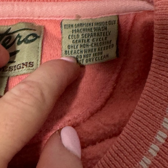 Vintage Antero sweatshirts with embroidered butterflies large - Picture 12 of 12